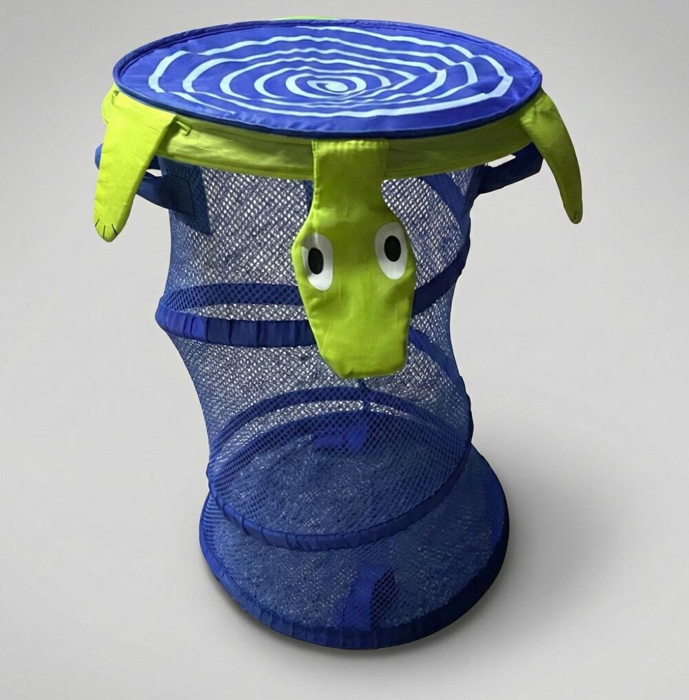 Kids Turtle Collapsing Pop-Up Laundry Bin from IKEA